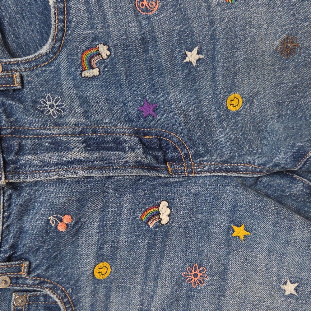 American Eagle Boyfriend Shorts Size 4 Denim - Picture 2 of 3